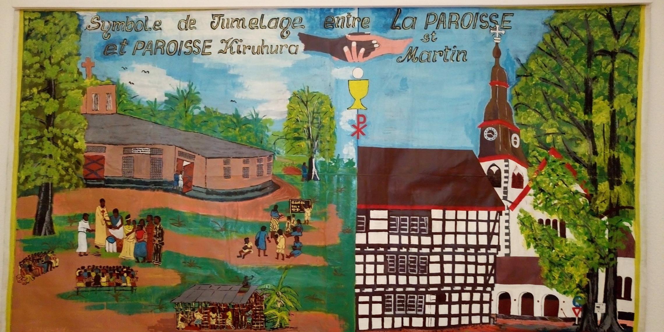Partnerschaftssymbol_im_Pfarrzentrum_Resize