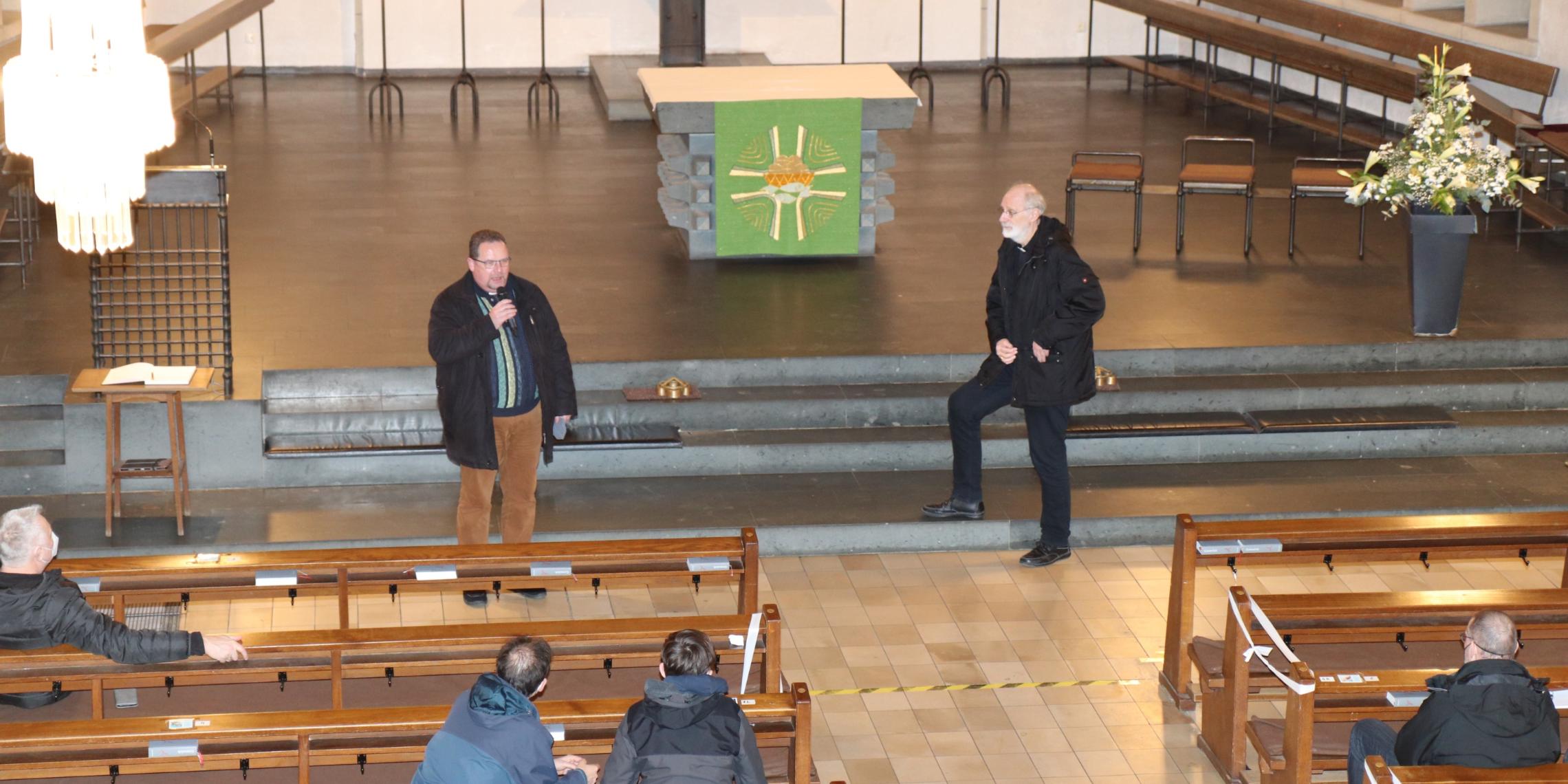Weihbischof Ansgar Puff im Gespräch