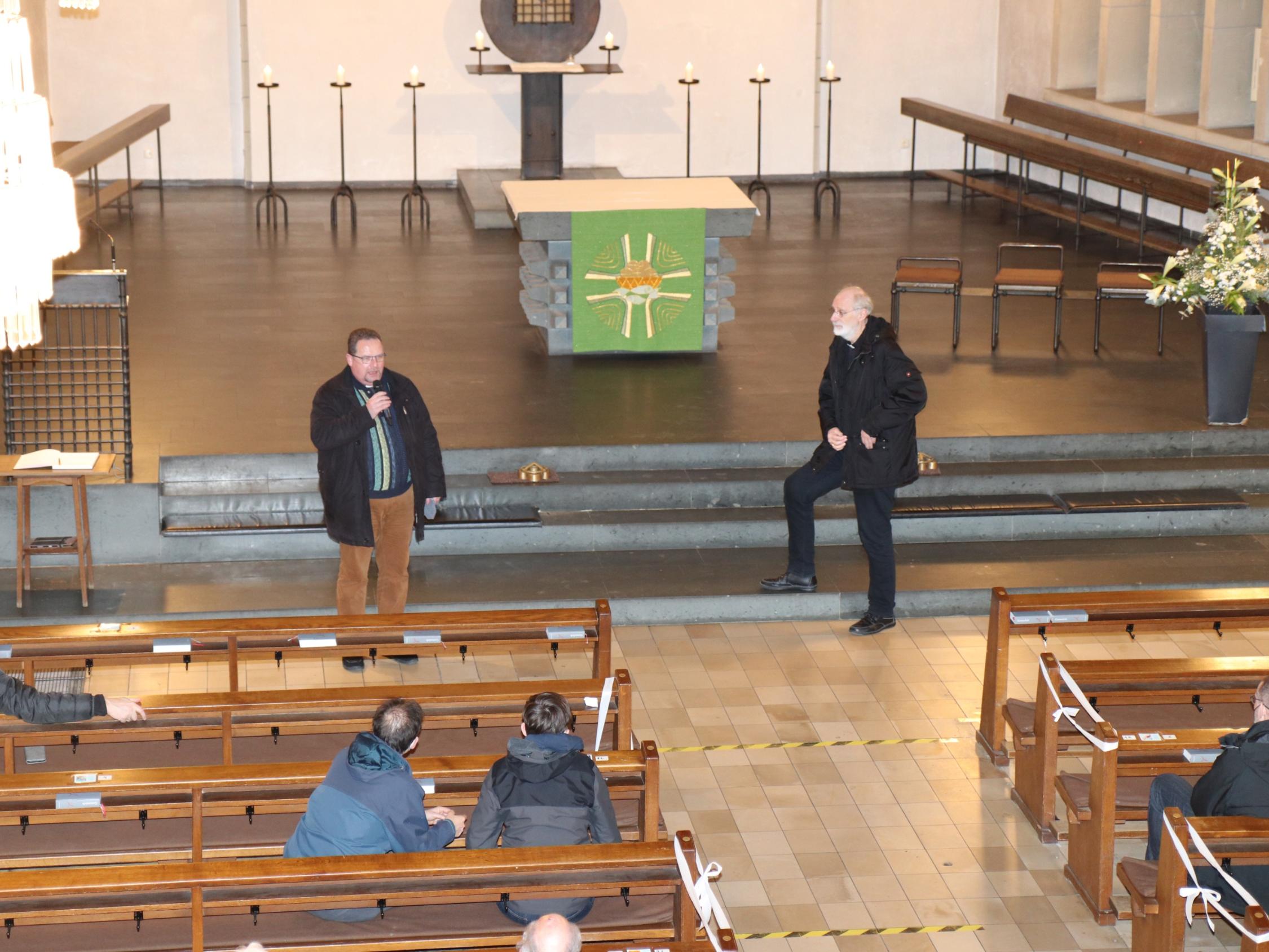 Weihbischof Ansgar Puff im Gespräch