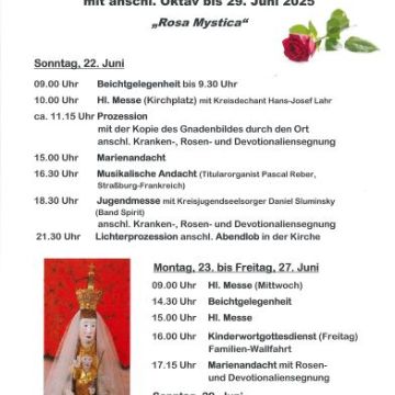 835. Wallfahrt zur Rosa Mystica nach Buschhoven