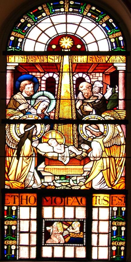 Fenster Geburt Jesu St.Ägidius