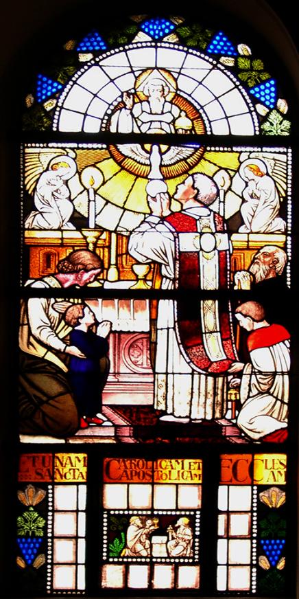 Fenster Heilige Messe St.Ägidius