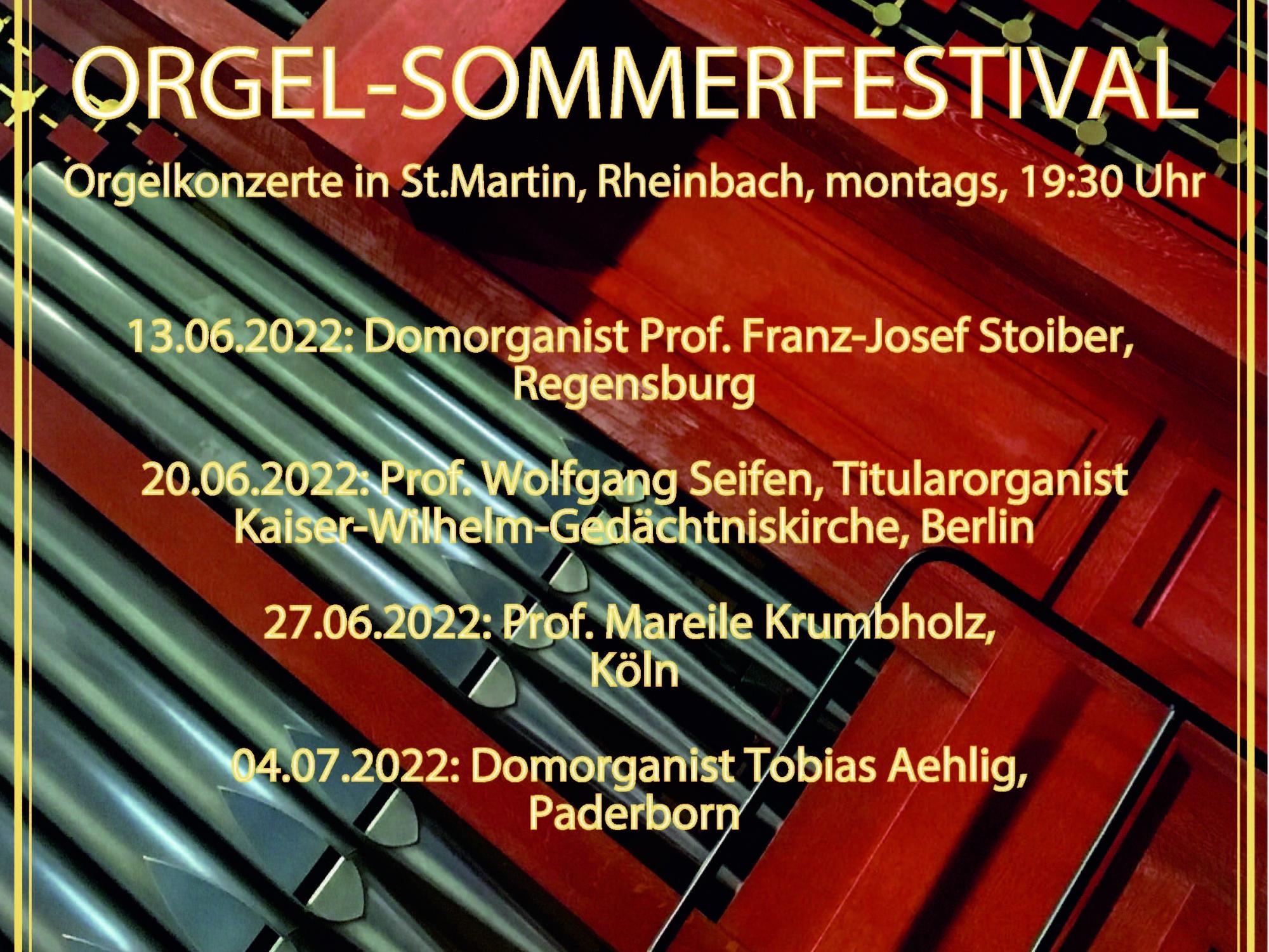Orgel-Sommerfestival 2022