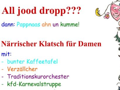 Klatsch für Damen